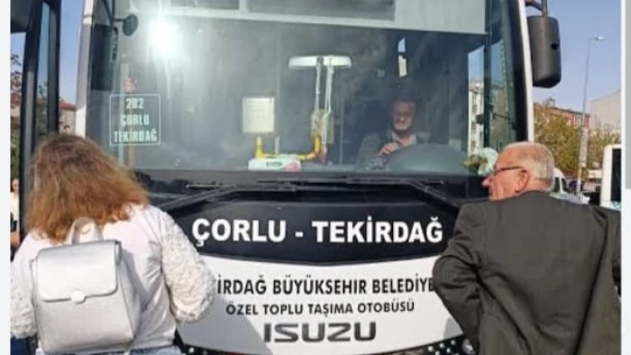 TEKİRDAĞ BÜYÜKŞEHİR'DEN ULAŞIM ZULMÜ!!!