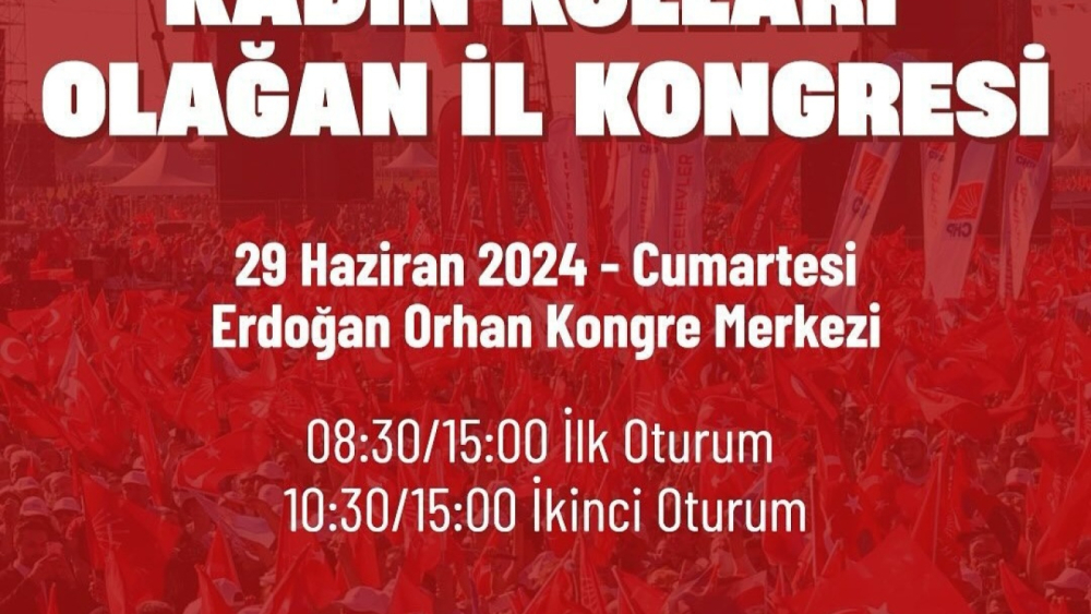 CHP TEKİRDAĞ İL KADIN KOLLARI OLAĞAN KONGRESİ GELDİ, ÇATTI!!!